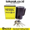 GEMBOK VESSEL FOLDING GATE SHERLOCK GEMBOK TABUNG RUKO GUDANG TOKO